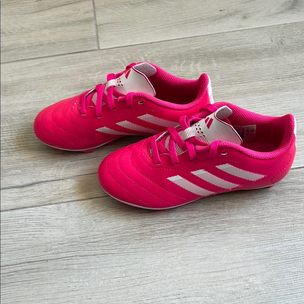 Adidas Kids Pink Soccer Cleats